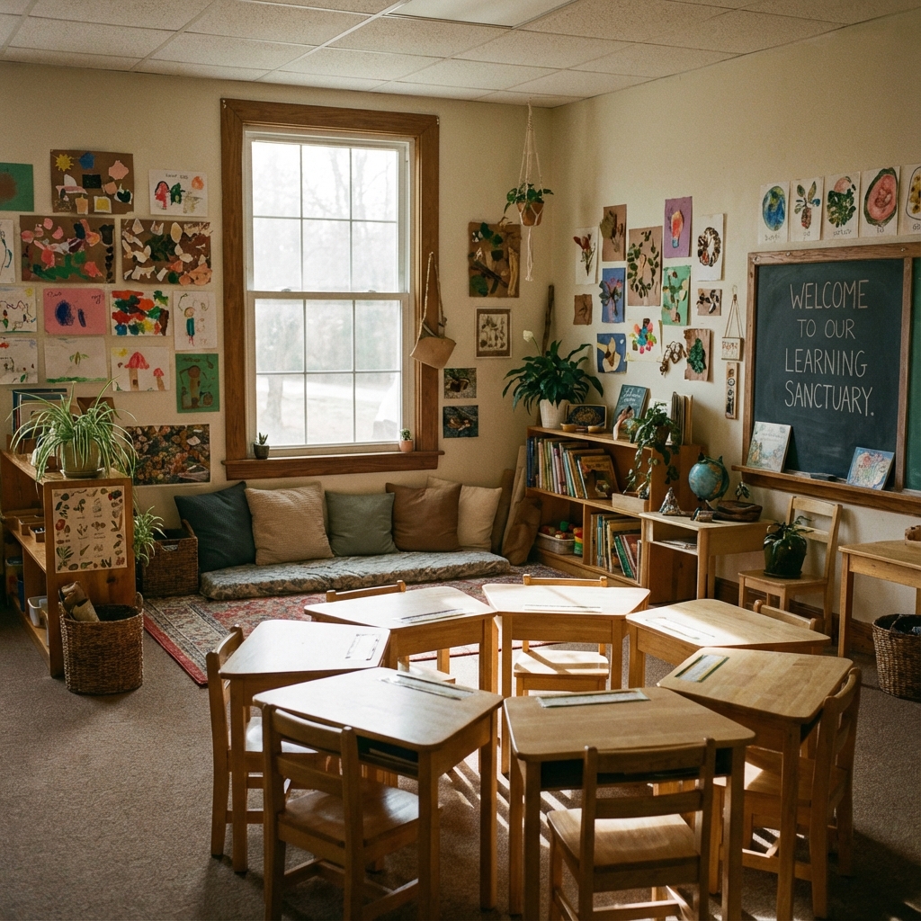Small cozy classroom